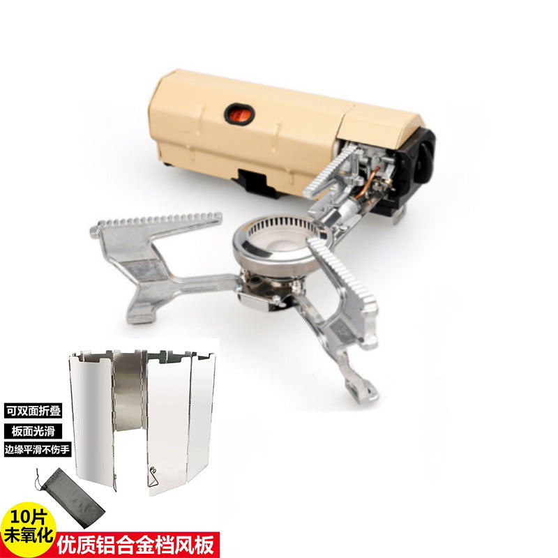アウトドア折りたたみ式ストーブ ポータブルカセットコンロ 2600W強力ガスストーブ ミニカセットコンロ ミニコンパクトアウトドアキャンプ用品 キャンプストーブ 調理器具 防風ストーブヘッド 自由に調整可能な火力 小型軽量 省スペースカセット電磁調理器 屋内・屋外兼用