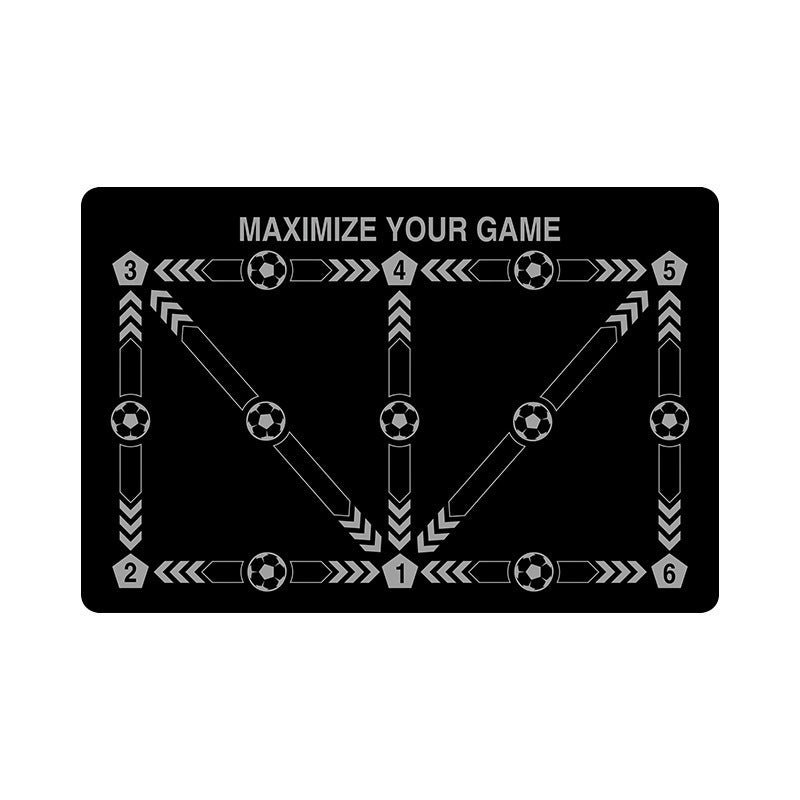 サッカーマット サッカー練習用マット 90x60cm トレーニングマット ドリブル練習ラグ サッカーボール フットワーク訓練・ サッカートレーニングマットフットボールドアマット リビングルームカーペット コーナーサッカーフィールドグラウンド用 子供用プレイルーム