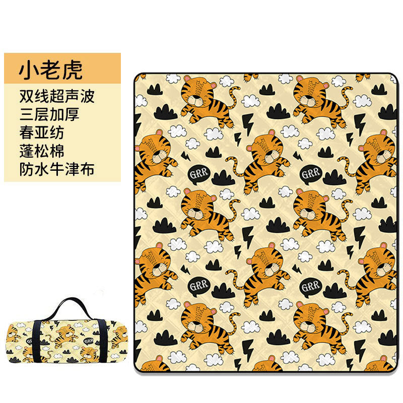 ピクニックマット レジャーシート 大型 200cm×300cm 3-5人用 厚手 屋外マット 持ち運び便利 チェック 防水 防湿 折りたたみ 収納便利 コンパクト 可愛い アウトドア BBQ 花見 キャンプ 遠足 花火大会 ピクニック