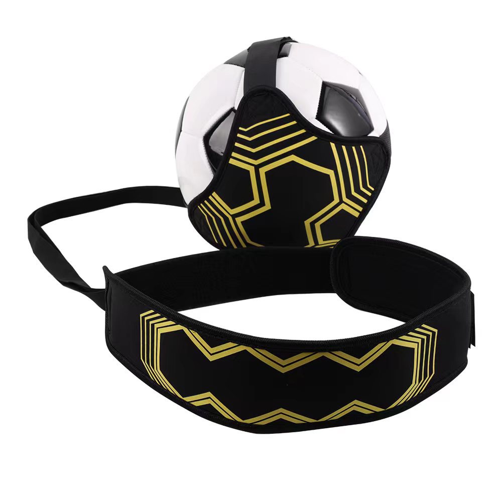 サッカー/バレーボール 練習用 スターキックトレーニング ベルト、 サッカー キック トレーナー ベルト 子供用調節可能なベルト 大人 - サイズ 3、4、5 ボールに適合