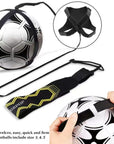 サッカー/バレーボール 練習用 スターキックトレーニング ベルト、 サッカー キック トレーナー ベルト 子供用調節可能なベルト 大人 - サイズ 3、4、5 ボールに適合