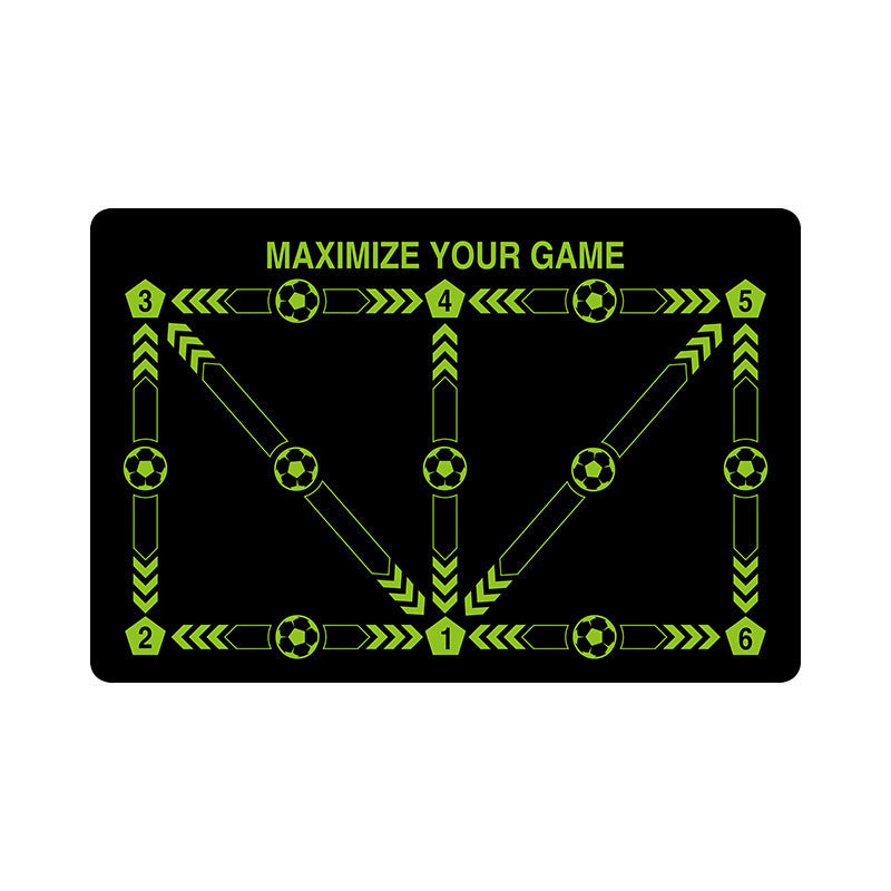 サッカーマット サッカー練習用マット 90x60cm トレーニングマット ドリブル練習ラグ サッカーボール フットワーク訓練・ サッカートレーニングマットフットボールドアマット リビングルームカーペット コーナーサッカーフィールドグラウンド用 子供用プレイルーム